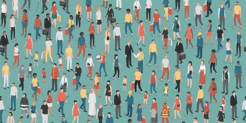 People in a crowd